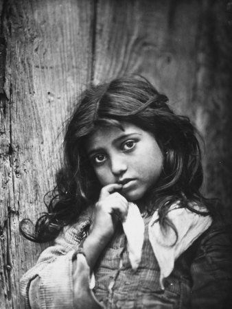 Unknown portrait of a small sicilian girl of common class
